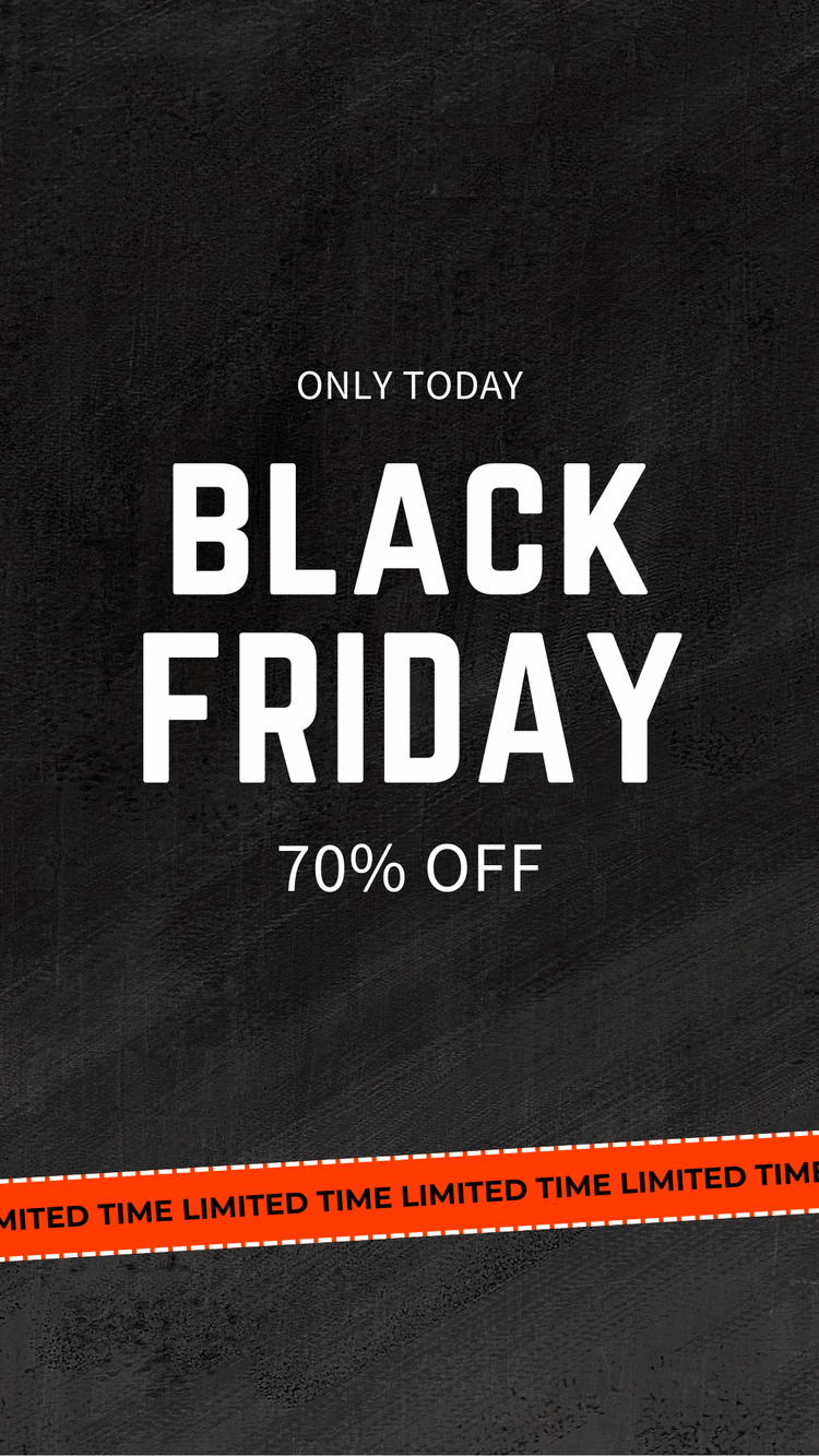 Black Friday: Up to 70%