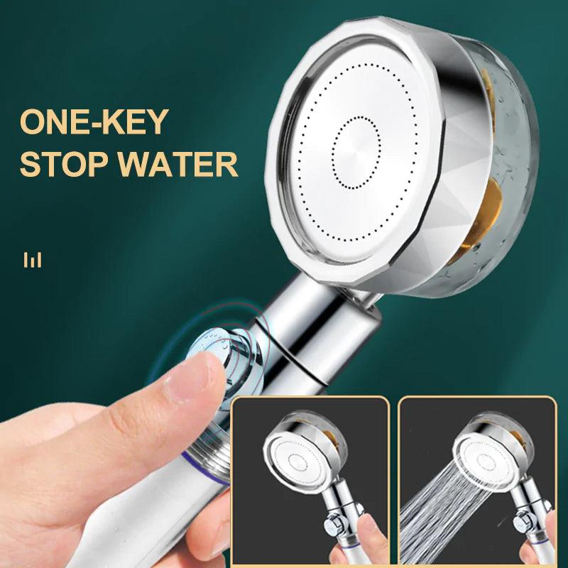 Propeller Turbocharged Shower Head - MadeForMaison