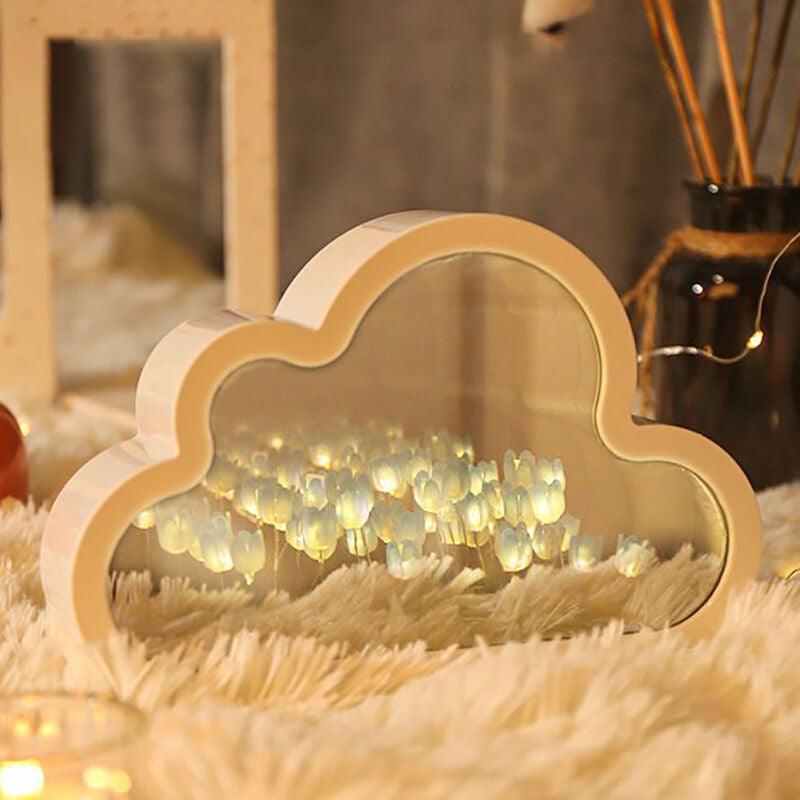 DIY Cloud Tulip LED Night Light - MadeForMaison