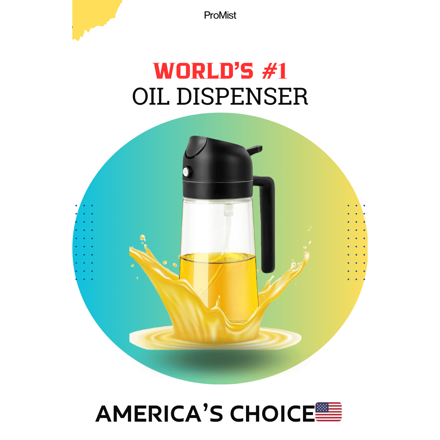 ProMist Dual-Function Oil Dispenser - MadeForMaison