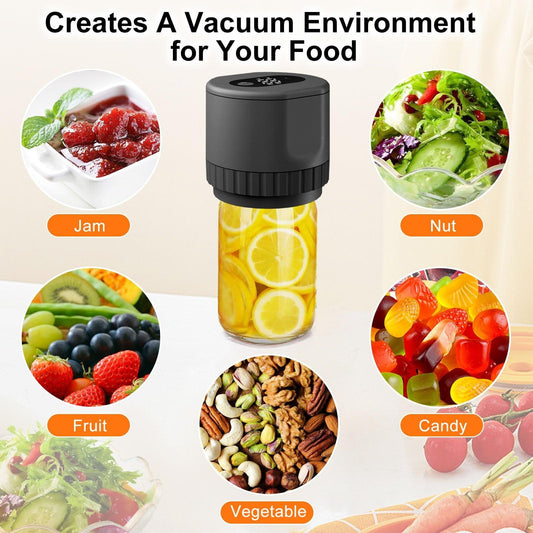 FreshGuard Electric Mason Jar Vacuum Sealer - MadeForMaison