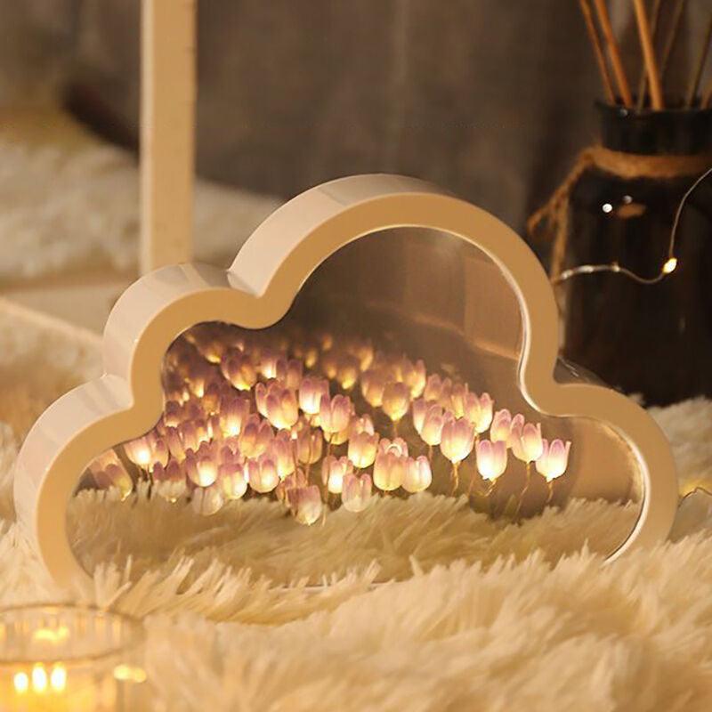 DIY Cloud Tulip LED Night Light - MadeForMaison