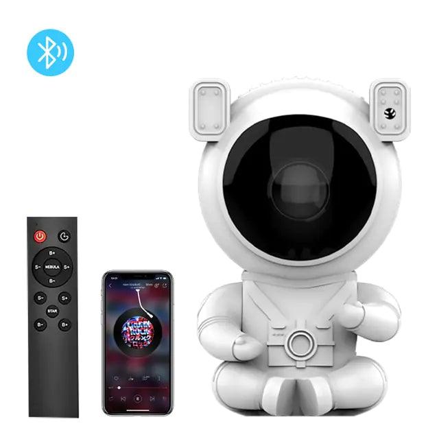 Galactic Voyager Astronaut Star Projector Night Light - MadeForMaison