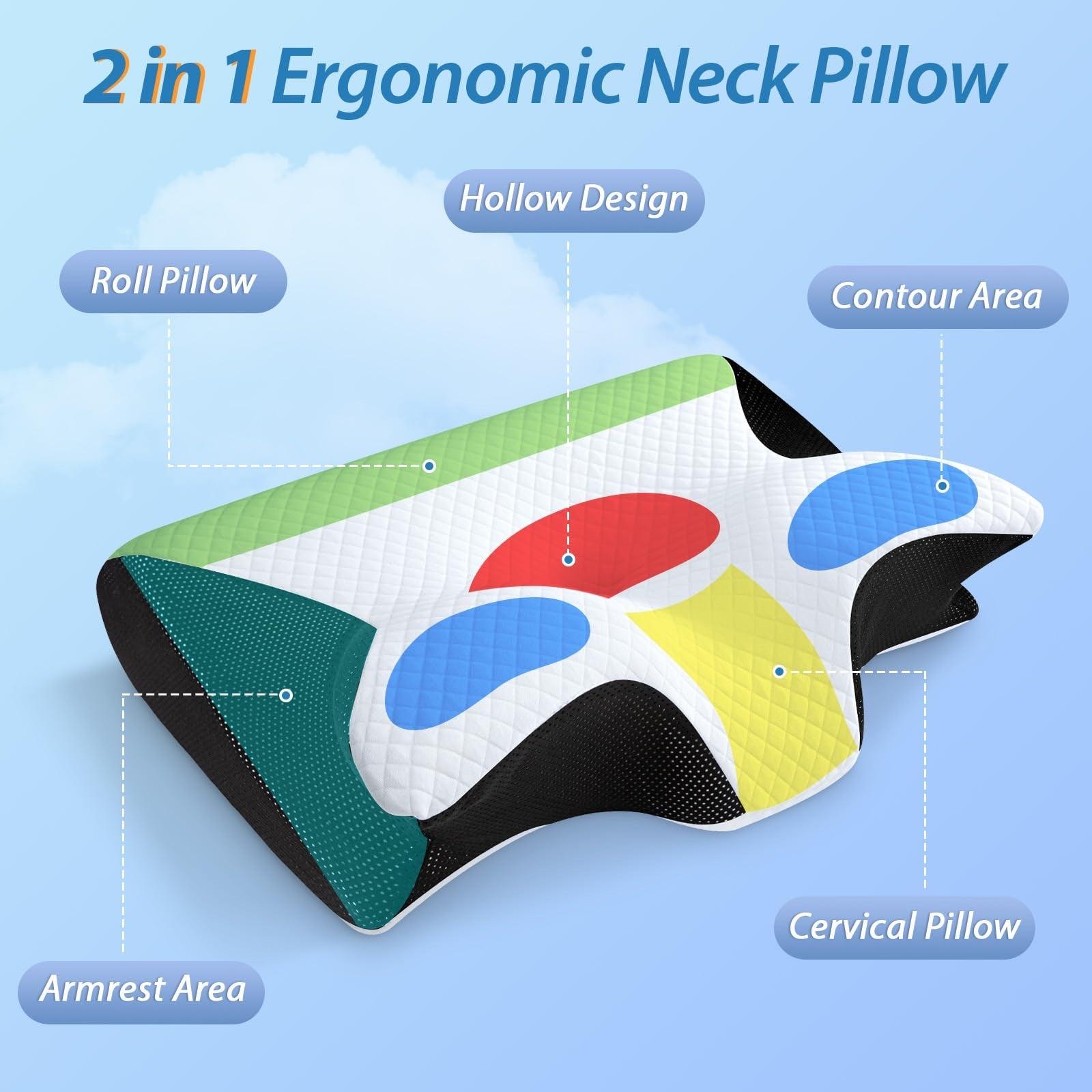 FlexiContour Relief Pillow - MadeForMaison