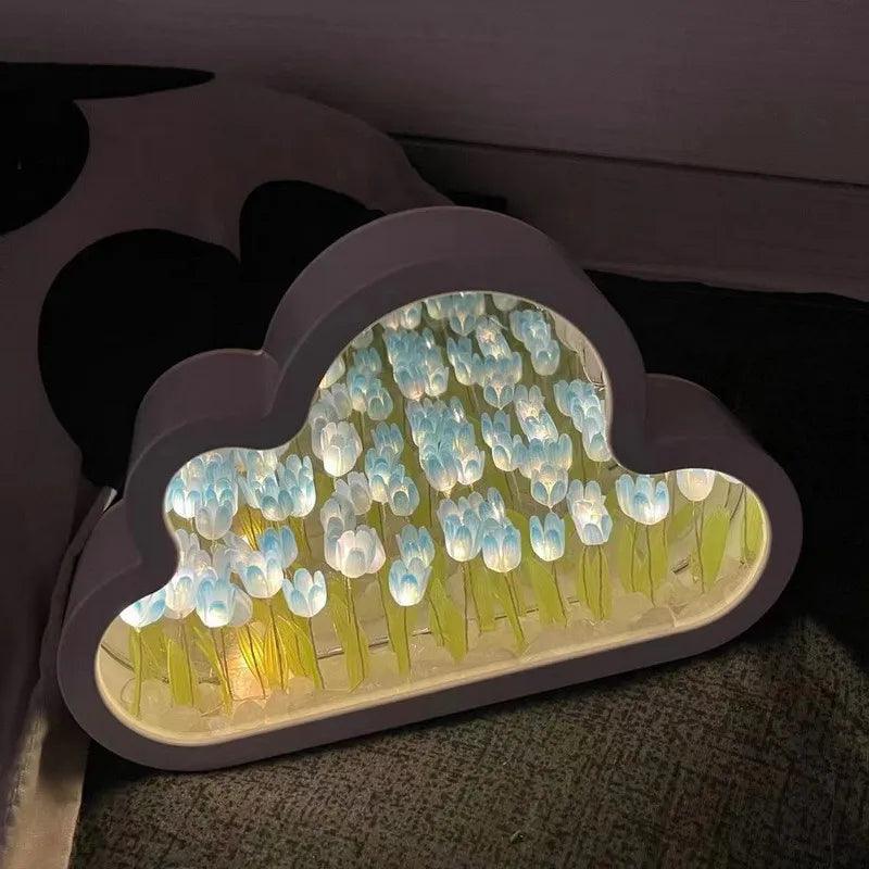 DIY Cloud Tulip LED Night Light - MadeForMaison